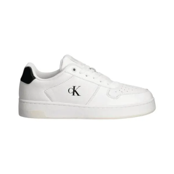 Calvin Klein - Γυναικεία Sneakers Basket Cupsole Low Mg YW0YW01765-01W Λευκό
