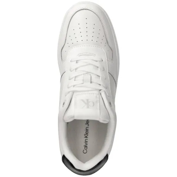 Calvin Klein - Γυναικεία Sneakers Basket Cupsole Low Mg YW0YW01765-01W Λευκό YW0YW01765-01W