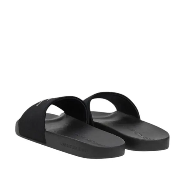 Calvin Klein - Ανδρικές Παντόφλες Slide Monogram Cv YM0YM01271-0GJ Μαύρο YM0YM01271-0GJ