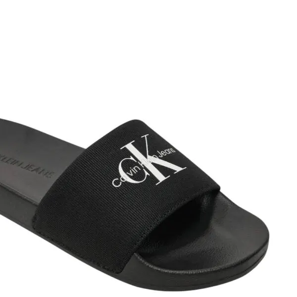 Calvin Klein – Γυναικείες Παντόφλες Slide Monogram Wn YW0YW01835-0GM Μαύρο YW0YW01835-0GM