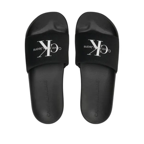 Calvin Klein – Γυναικείες Παντόφλες Slide Monogram Wn YW0YW01835-0GM Μαύρο YW0YW01835-0GM