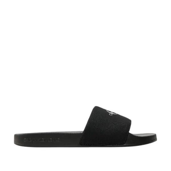 Calvin Klein – Γυναικείες Παντόφλες Slide Monogram Wn YW0YW01835-0GM Μαύρο