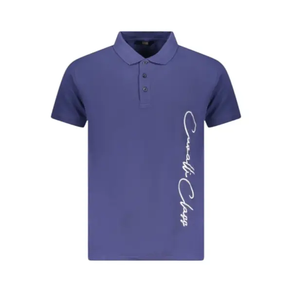 Cavalli Class - Ανδρική Μπλούζα T-Shirt Polo Short Sleeve TXT64FJD060-04551 Μωβ
