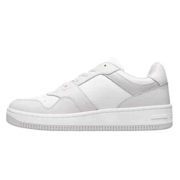 Tommy Hilfiger - Ανδρικά Sneakers Retro Basket Cupsole Tumble EM0EM01513-P06 Λευκό