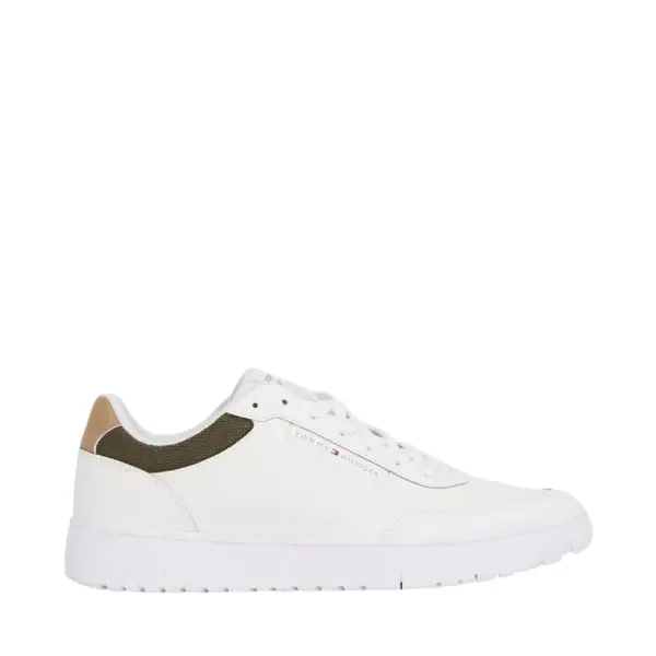 Tommy Hilfiger - Ανδρικά Sneakers Th Basket Core Lite Lth FM0FM05369-YBL Λευκό