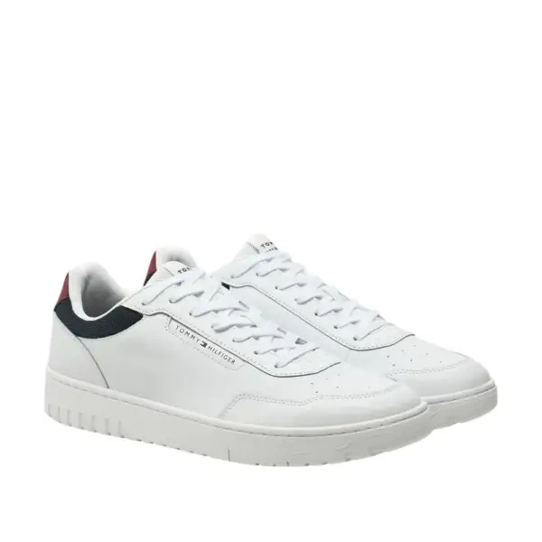 Tommy Hilfiger - Ανδρικά Sneakers Th Basket Core Lite Lth EM0EM05369-YBS Λευκό EM0EM05369-YBS
