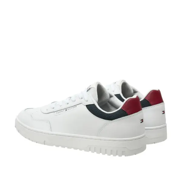 Tommy Hilfiger - Ανδρικά Sneakers Th Basket Core Lite Lth EM0EM05369-YBS Λευκό EM0EM05369-YBS