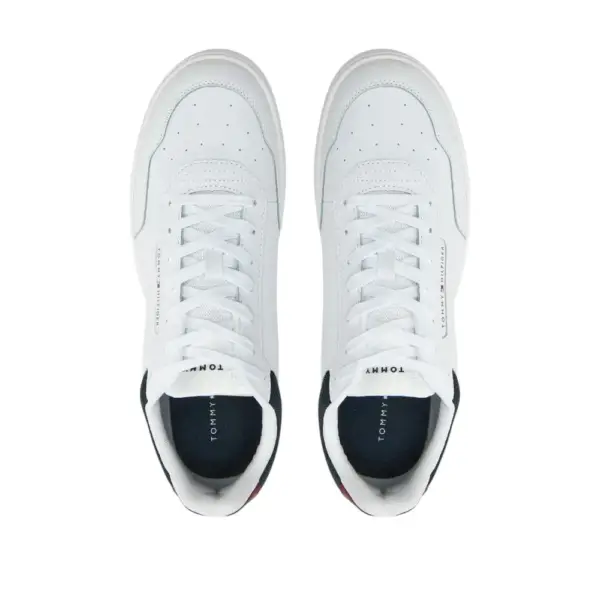 Tommy Hilfiger - Ανδρικά Sneakers Th Basket Core Lite Lth EM0EM05369-YBS Λευκό EM0EM05369-YBS