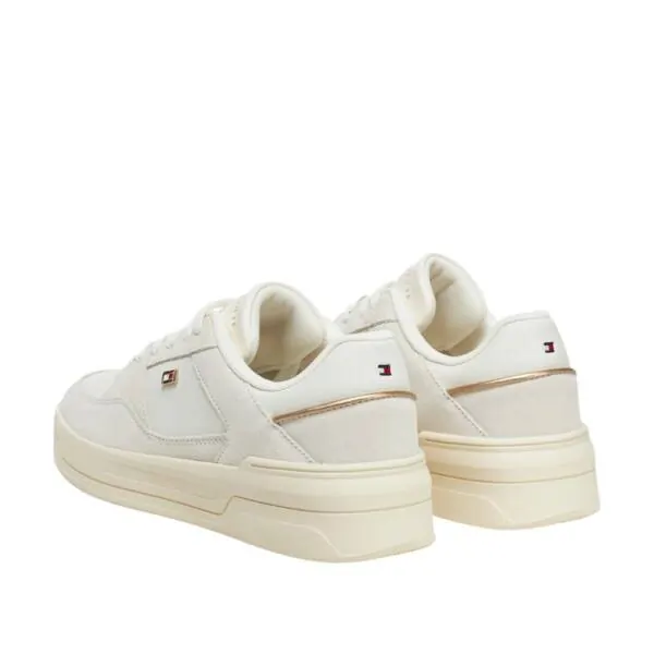 Tommy Hilfiger - Γυναικεία Sneakers Essential Basket FW0FW08456-YBL Εκρού FW0FW08456-YBL