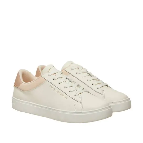 Tommy Hilfiger - Γυναικεία Sneakers Essential Court FW0FW08320-AA8 Μπεζ FW0FW08320-AA8