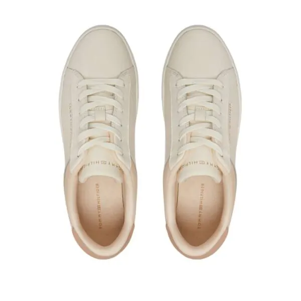 Tommy Hilfiger - Γυναικεία Sneakers Essential Court FW0FW08320-AA8 Μπεζ FW0FW08320-AA8