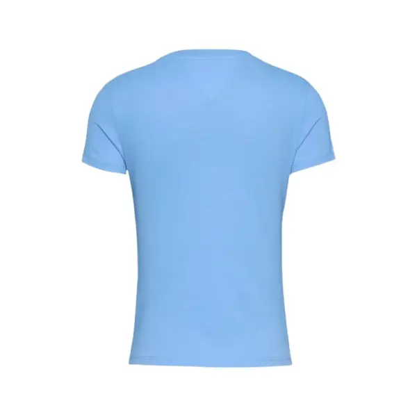 Tommy Hilfiger - Γυναικείο T-shirt Essential Slim Fit DW0DW19447-C12 Γαλάζιο DW0DW19447-C12