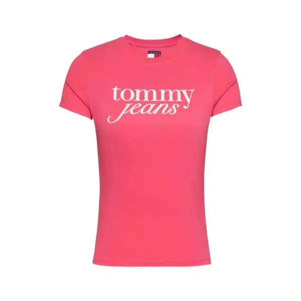 Tommy Hilfiger - Γυναικείο T-shirt Essential Slim Fit DW0DW19447-XI2 Ροζ DW0DW19447-XI2