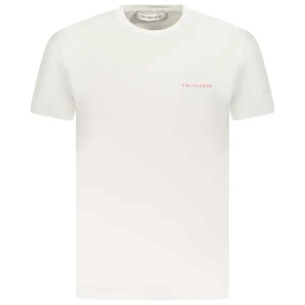 Trussardi Jeans - Ανδρικό T-Shirt Brush TRU25MTS03-01WHIT Λευκό