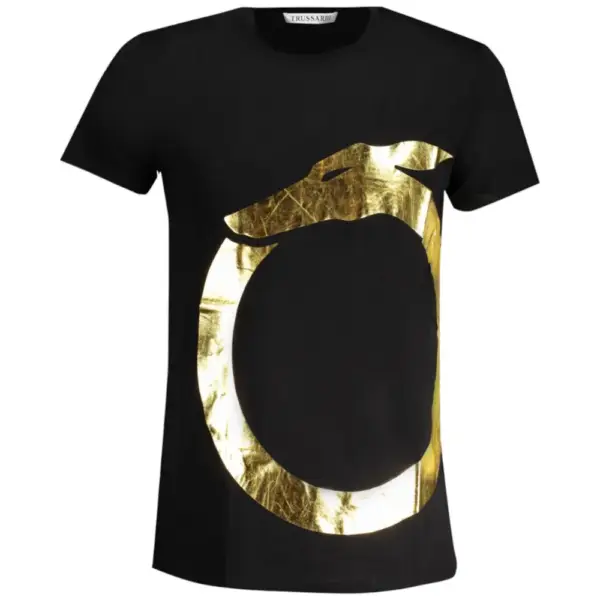 Trussardi Jeans - Ανδρικό T-Shirt TRU2MTS01-06BLKG Μαύρο