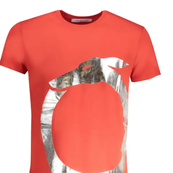 Trussardi Jeans - Ανδρικό T-Shirt TRU2MTS01-11RED Κόκκινο TRU2MTS01-11RED