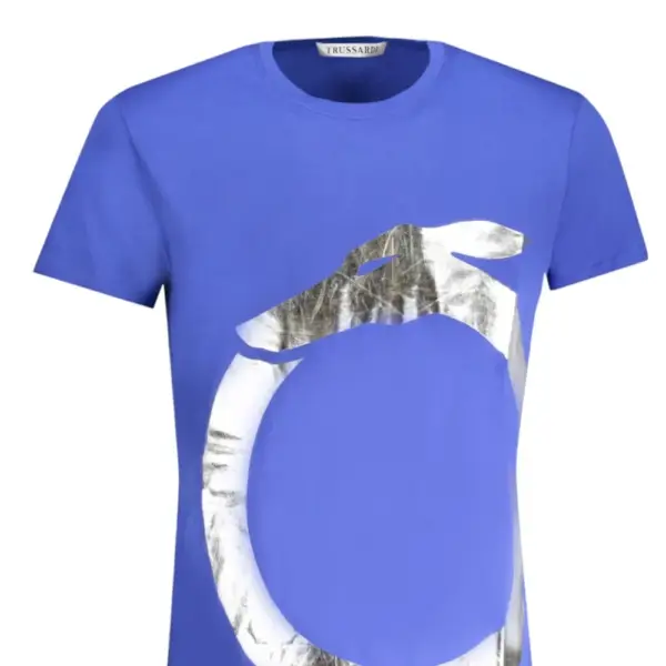 Trussardi Jeans - Ανδρικό T-Shirt TRU2MTS01-13BLU Μπλε TRU2MTS01-13BLU