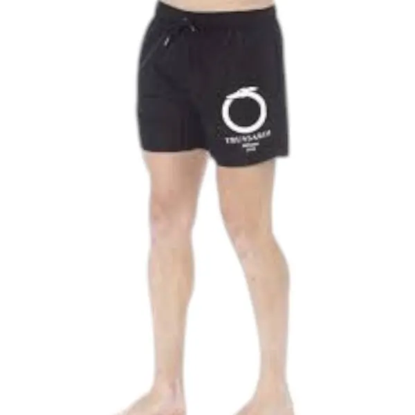 Trussardi Jeans - Ανδρικό Μαγιό TRU2MBS01-03BLAC Μαύρο TRU2MBS01-03BLAC