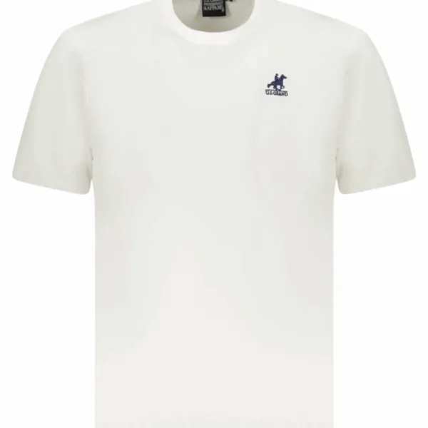 U.S. Grand Polo - Ανδρικό T-shirt AU02643-6BIANC Λευκό AU02643-6BIANC