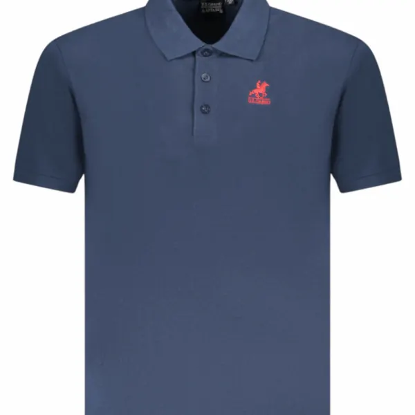 U.S. Grand Polo - Ανδρικό T-shirt Polo AU02658-1NAVY Ναυτικό Μπλε AU02658-1NAVY