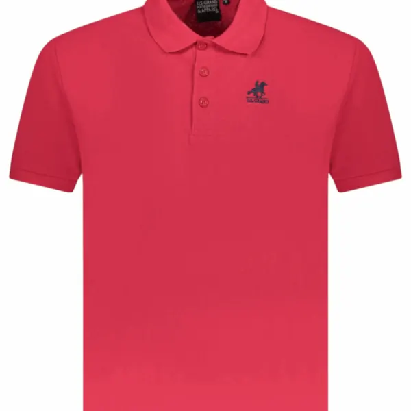 U.S. Grand Polo - Ανδρικό T-shirt Polo AU02658-8ROSSO Κόκκινο AU02658-8ROSSO