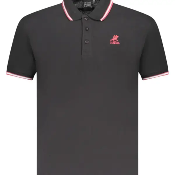 U.S. Grand Polo - Ανδρικό T-shirt Polo AU02660-23NERO Μαύρο AU02660-23NERO