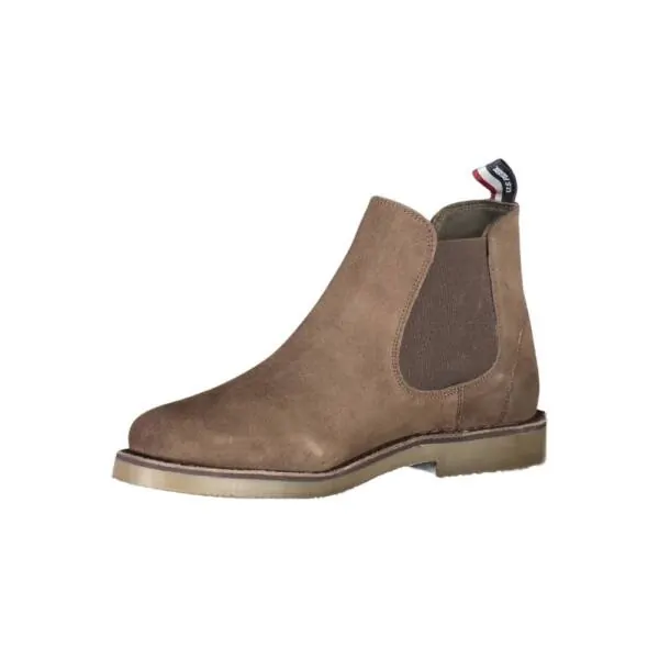 U.S. Polo Assn. - Ανδρικά Μποτάκια Σουέτ με λάστιχο MUST001/MBS2-DBR001 Καφέ MUST001/MBS2-DBR001