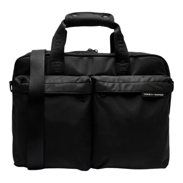 Tommy Hilfiger - Ανδρικός Χαρτοφύλακας Th Element Repreve Computer Bag AM0AM13103-BDS Μαύρο