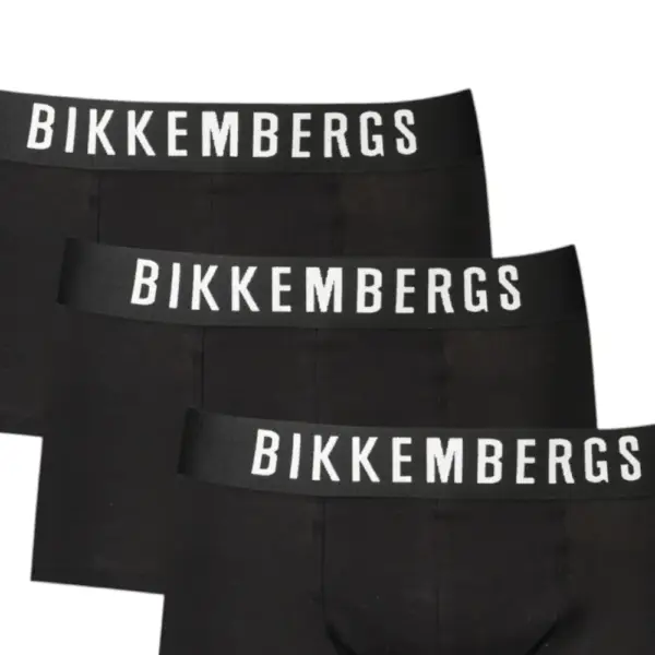 Bikkembergs - Ανδρικά Μποξεράκια 3Pack BKK1UTR10TR-BLACK Μαύρο BKK1UTR10TR-BLACK