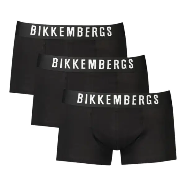 Bikkembergs - Ανδρικά Μποξεράκια 3Pack BKK1UTR10TR-BLACK Μαύρο