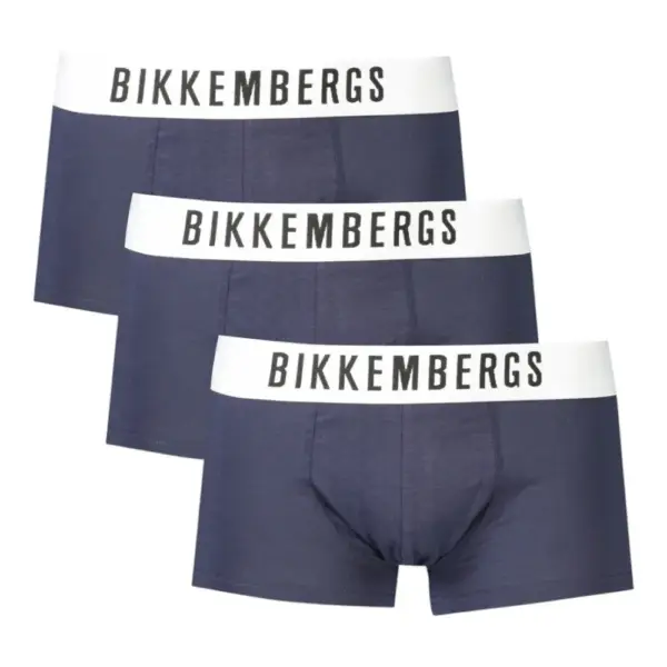 Bikkembergs - Ανδρικά Μποξεράκια 3Pack BKK1UTR10TR-NAVY Μπλε Σκούρο
