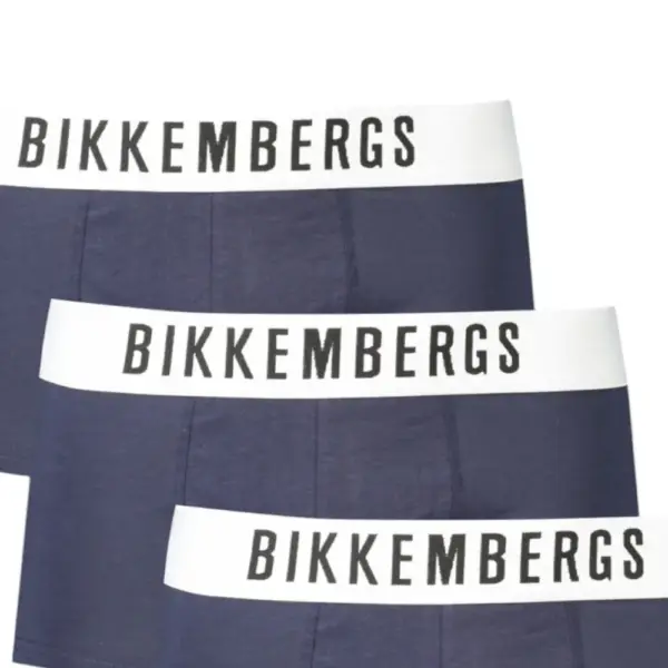Bikkembergs - Ανδρικά Μποξεράκια 3Pack BKK1UTR10TR-NAVY Μπλε Σκούρο BKK1UTR10TR-NAVY