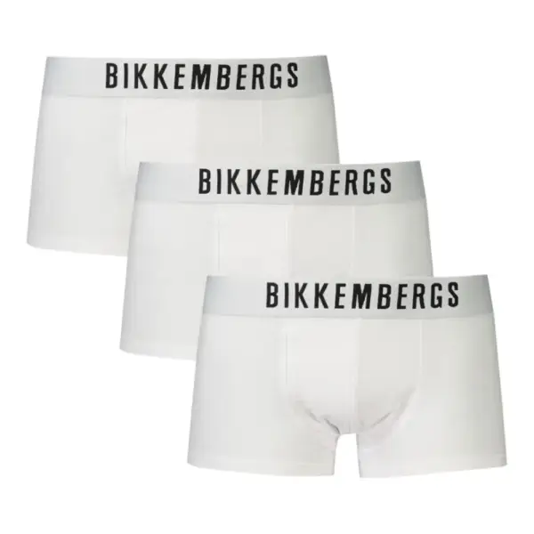 Bikkembergs - Ανδρικά Μποξεράκια 3Pack BKK1UTR10TR-WHITE Λευκό