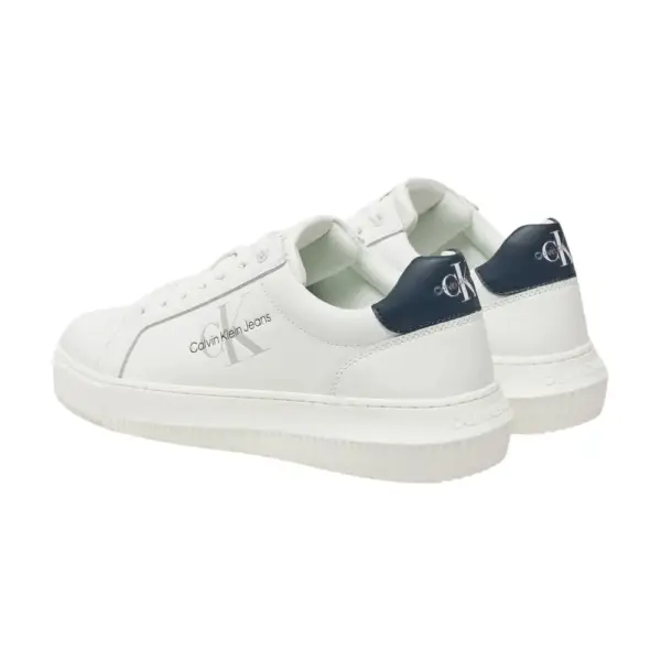 Calvin Klein - Cupsole Mono Lth Ανδρικά Chunky Sneakers YM0YM00681-YAF Λευκό YM0YM00681-YAF