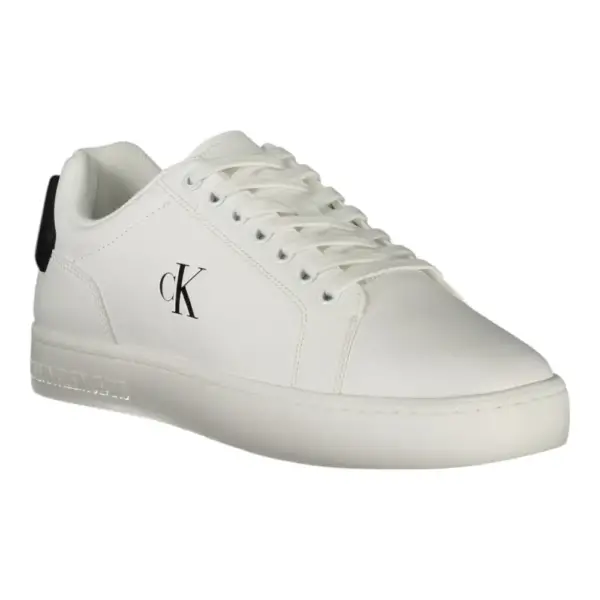 Calvin Klein - Ανδρικά Sneakers Chunky Cupsole Mono YM0YM01297-01W Λευκό YM0YM01297-01W
