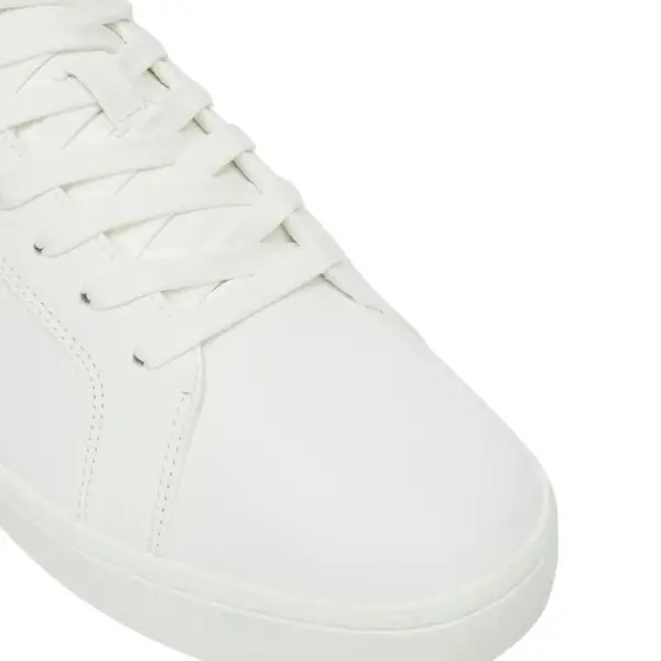 Calvin Klein - Ανδρικά Sneakers Cupsole Mono Lth YM0YM01369-01W Λευκό YM0YM01369-01W