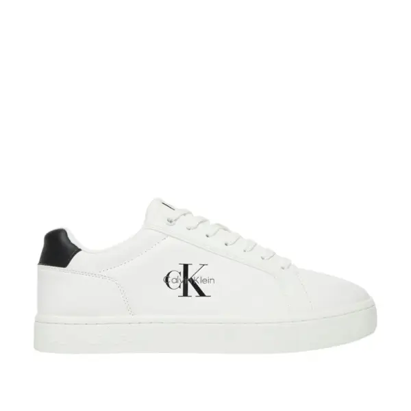 Calvin Klein - Ανδρικά Sneakers Cupsole Mono Lth YM0YM01369-01W Λευκό
