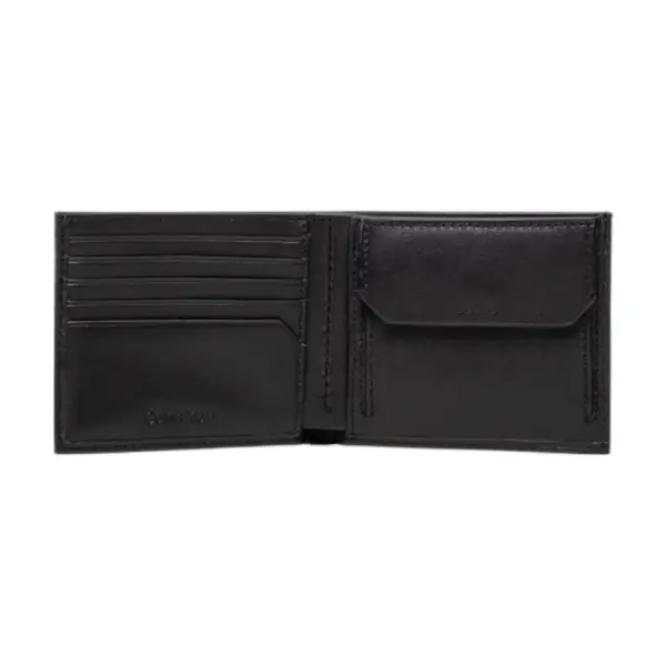 Calvin Klein - Ανδρικό Πορτοφόλι Ck Icon Bifold 5Cc W/Coin K50K509615-BAX Μαύρο K50K509615-BAX