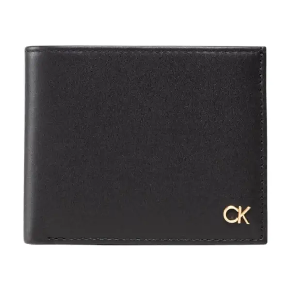 Calvin Klein - Ανδρικό Πορτοφόλι Ck Icon Bifold 5Cc W/Coin K50K509615-BAX Μαύρο