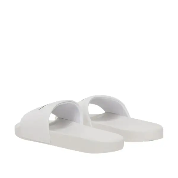 Calvin Klein – Γυναικείες Παντόφλες Monogram Wn Logo YW0YW01967-YAF Λευκό YW0YW01967-YAF