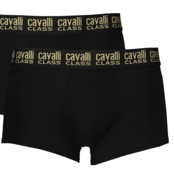 Cavalli Class - Ανδρικά Μποξεράκια 2Pack QXO01FJD003-05051 Μαύρο QXO01FJD003-05051
