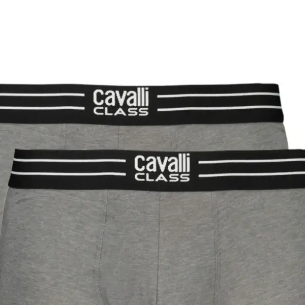 Cavalli Class - Ανδρικά Μποξεράκια 2Pack QXO01JJD003-05014 Γκρι QXO01JJD003-05014