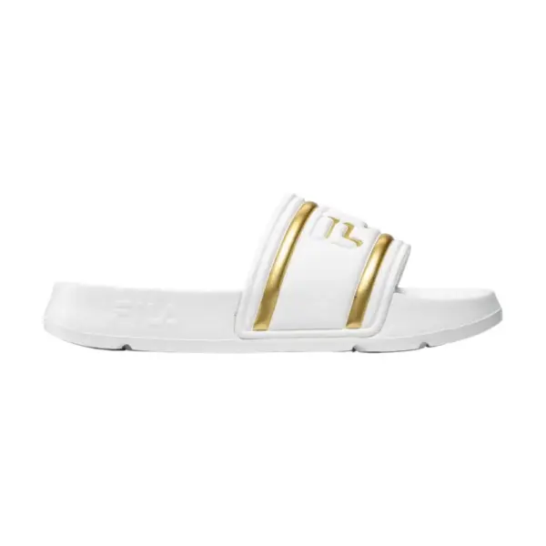 Fila – Γυναικείες Παντόφλες Morro Bay Logo Slipper Wmn FFW0102-13069 Λευκό