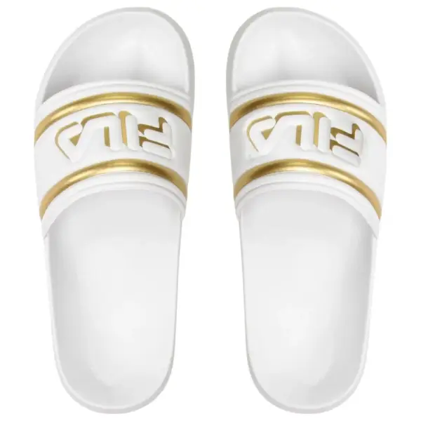 Fila – Γυναικείες Παντόφλες Morro Bay Logo Slipper Wmn FFW0102-13069 Λευκό FFW0102-13069