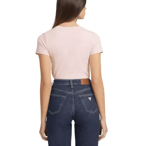 Guess - Γυναικείο T-Shirt American Tradition Regular Fit W4YI02J1314-G682 Ροζ W4YI02J1314-G682
