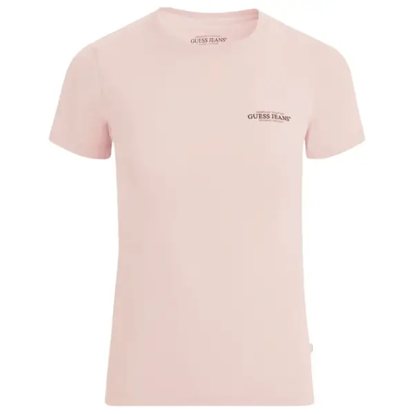 Guess - Γυναικείο T-Shirt American Tradition Regular Fit W4YI02J1314-G682 Ροζ W4YI02J1314-G682