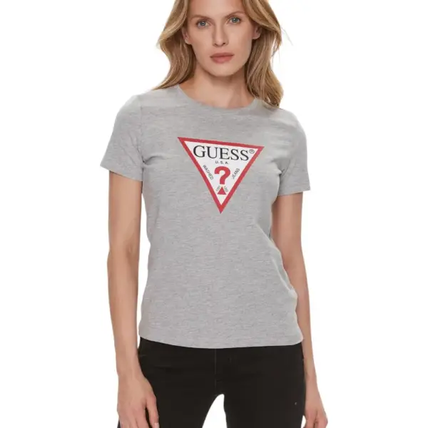 Guess - Γυναικείο T-Shirt Original Tee W1YI1BI3Z14-LMGY Γκρι