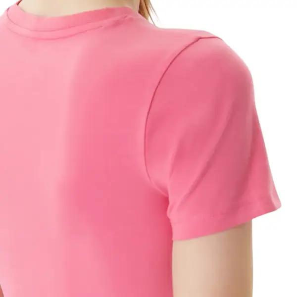 Guess - Γυναικείο T-Shirt Slim Iconic Tri‑Logo Tee W4YI04J1314-A619 Ροζ W4YI04J1314-A619