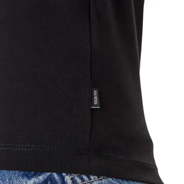 Guess - Γυναικείο T-Shirt Slim Iconic Tri‑Logo Tee W4YI04J1314-JBLK Μαύρο W4YI04J1314-JBLK