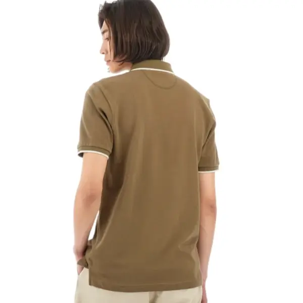 La Martina - Ανδρικό T-Shirt Polo Anthony Regular Fit BPMP04-PK031-03197 Χακί BPMP04-PK031-03197